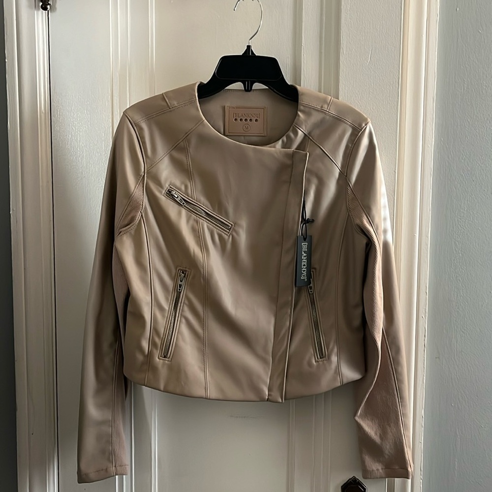 Blank NYC faux leather jacket size M